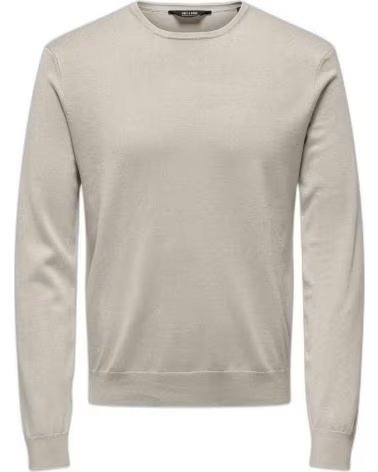 ONLY SUDADERA SONS EN PARA HOMBRE BEIGE