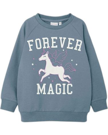 NAME IT SUDADERA PARA NIÑA NAME IT AZUL CON ESTAMPADO ´FOREVER MAGIC´ AZUL