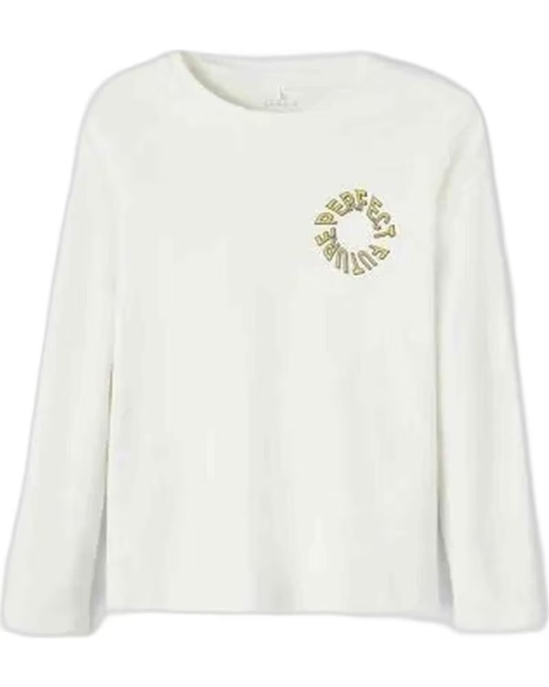 NAME IT SUDADERA UNISEX PARA NIÑOS NAME IT CON ESTAMPADO CIRCULAR BLANCO