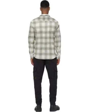 CAMICIA A QUADRI DA UOMO ONLY SONS BEIGE BEIGE
