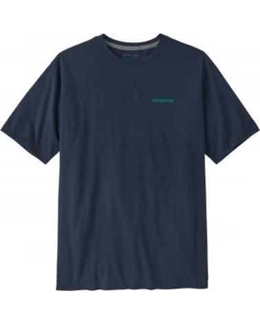 PATAGONIA T-SHIRT PATAGONIA A MANICHE CORTE DA UOMO AZUL