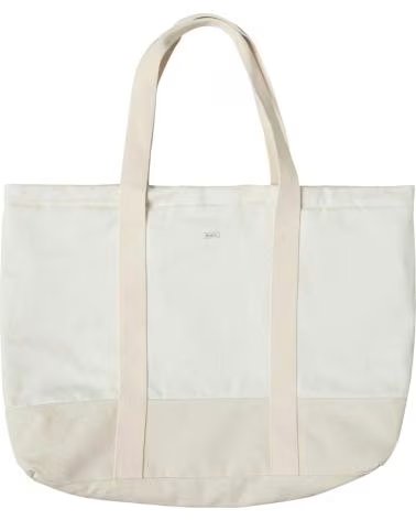 RVCA SHOPPING TOTE BAG W5BGRARVP1 FOR WOMEN WHITE BLANCO
