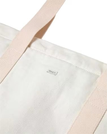 RVCA SHOPPING TOTE BAG W5BGRARVP1 FOR WOMEN WHITE BLANCO