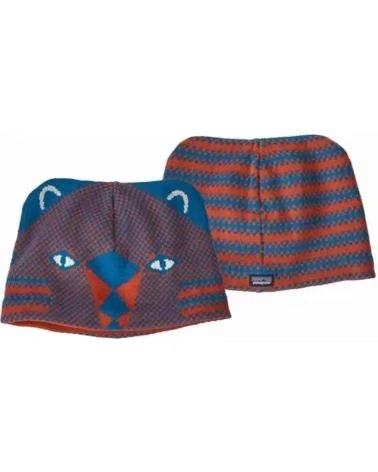 PATAGONIA CAPPELLINO PATAGONIA NEONATO MULTICOLORE CON DISEGNO ORSO MULTICOLOR