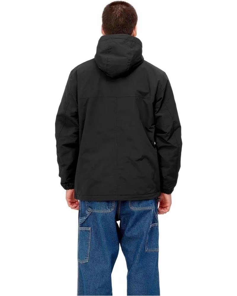 CARHARTT WIP JAQUETA CORTA-VENTO CARHARTT WIP PRETA MASCULINA NEGRO