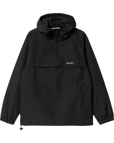 CARHARTT WIP JAQUETA CORTA-VENTO CARHARTT WIP PRETA MASCULINA NEGRO