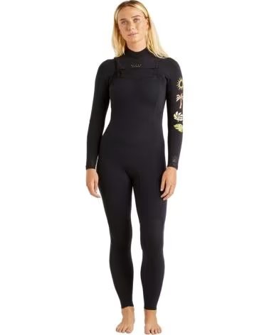 BILLABONG BILLABONG LONG SLEEVE NEOPRENE WETSUIT FOR WOMEN BLACK NEGRO