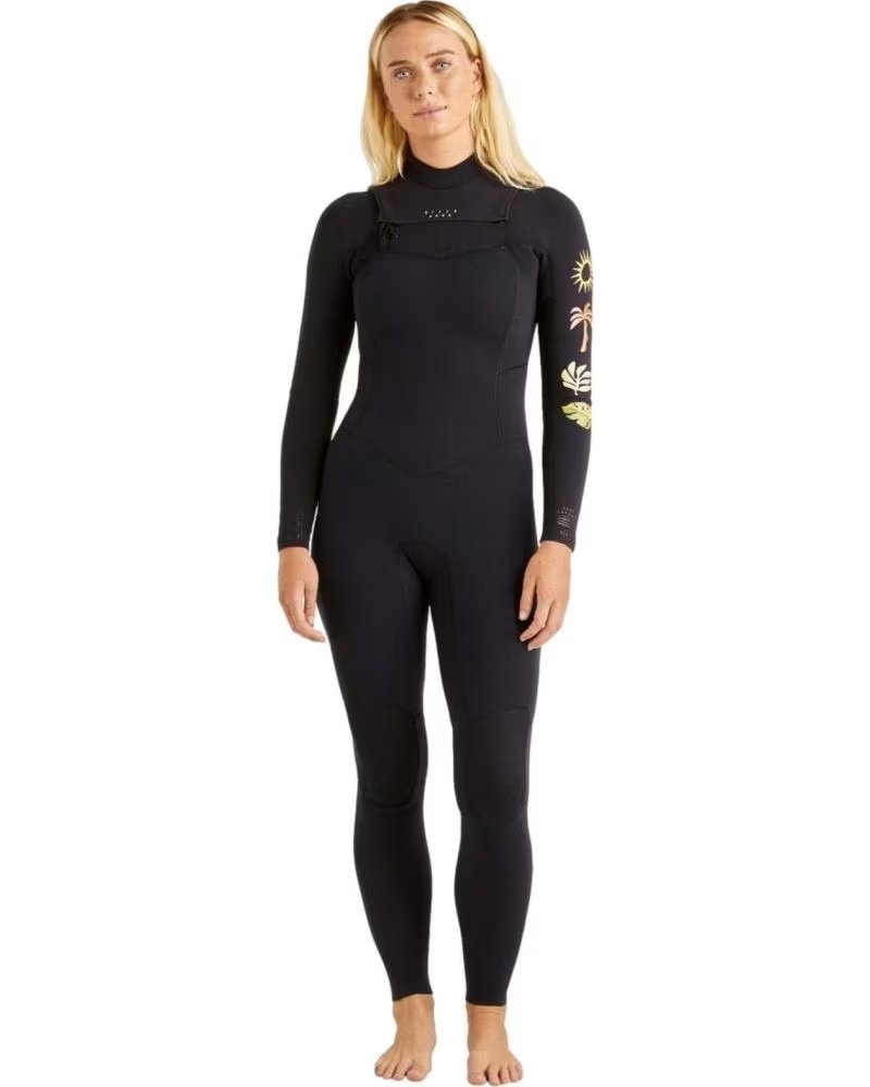BILLABONG TRAJE DE NEOPRENO BILLABONG MANGA LARGA PARA MUJER NEGRO NEGRO