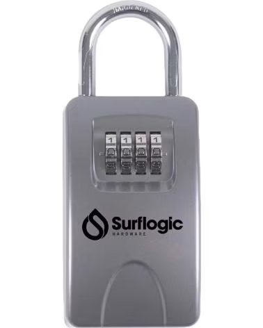 SURFLOGIC SURFLOGIC COFRE PARA CHAVES COM COMBINAÇÃO MASCULINO PLATEADO