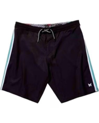 MYSTIC BAÑADOR MYSTIC NEGRO CON RAYAS LATERALES PARA HOMBRE NEGRO