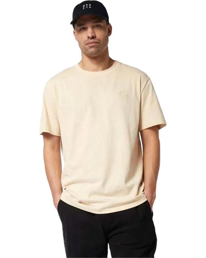 MYSTIC CAMISETA DE MANGA CURTA MYSTIC MASCULINA BEIGE