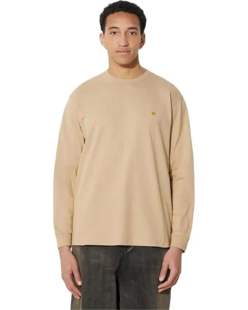 CARHARTT WIP CARHARTT WIP LONG SLEEVE T-SHIRT FOR MEN BEIGE