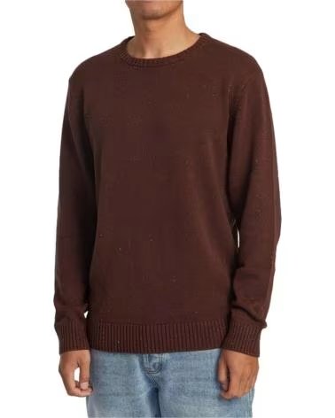 RVCA SUDADERA RVCA AVYSW00122-RDE DE PUNTO MARRON