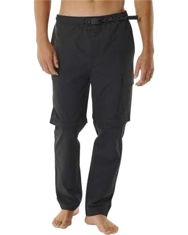 RIP CURL PANTALÓN LARGO CONVERTIBLE RIP CURL PARA HOMBRE EN NEGRO NEGRO
