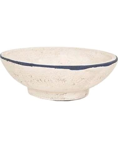 BATELA PRATO DECORATIVO BATELA COM PEIXE, BRANCO, UNISSEX BLANCO
