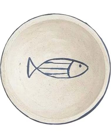 BATELA PRATO DECORATIVO BATELA COM PEIXE, BRANCO, UNISSEX BLANCO