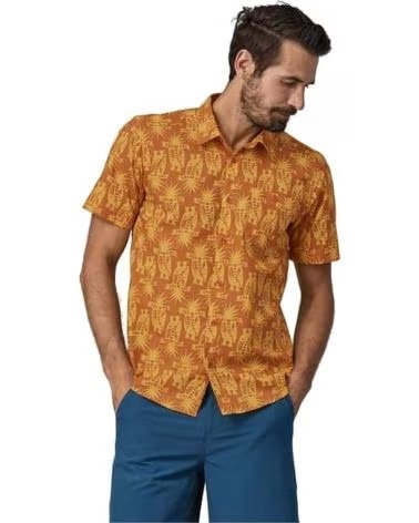 PATAGONIA PATAGONIA KURZARMHEMD FÜR HERREN NARANJA