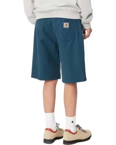 CARHARTT WIP CALÇÕES DE LONA AZUL