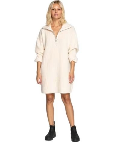 BILLABONG VESTIDO DE PUNTO CON CREMALLERA PARA MUJER BILLABONG BLANCO