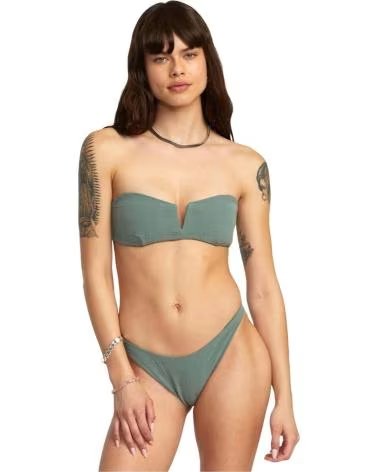 RVCA BIKINI COMPLETO AVJX400422-GNB0 VERDE DONNA