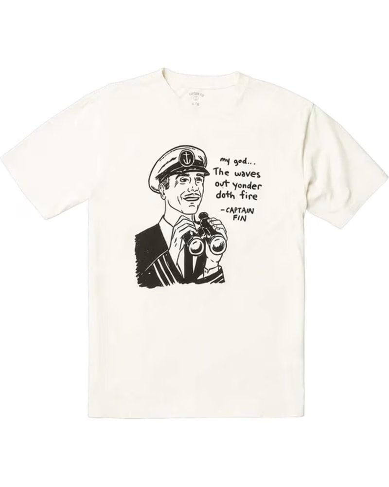 CAPTAIN FIN CAPTAIN FIN MEN´S SHORT SLEEVE T-SHIRT BLANCO