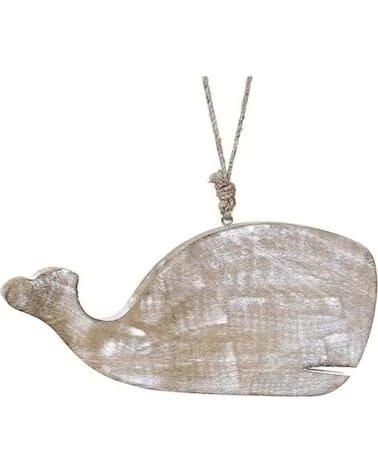 FOIMPEX PINGENTE DECORATIVO DE BALEIA BEGE UNISSEX BEIGE