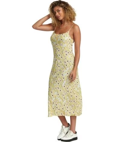 RVCA VESTIDO RVCA AVJWD00241-GDN ESTAMPADO FLORAL AMARILLO