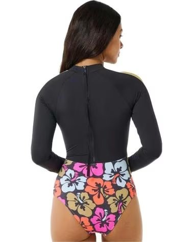 RIP CURL RIP CURL DAMEN LANGARM-CROPPED-SHIRT NEGRO