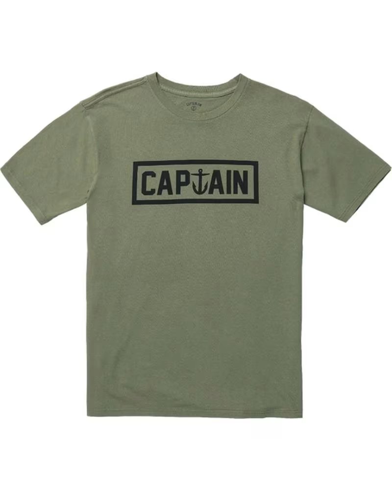 CAPTAIN FIN CAMISETA DE MANGA CURTA CAPTAIN FIN MASCULINA VERDE