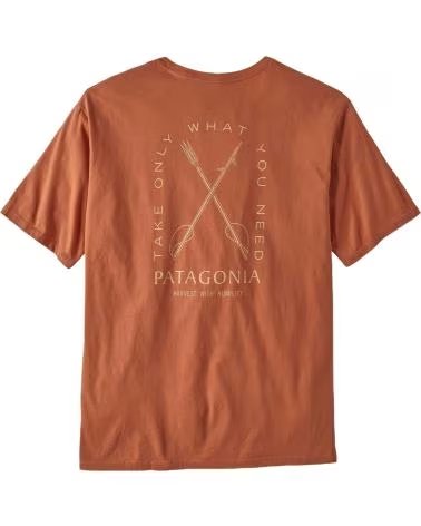 PATAGONIA CAMISETA PATAGONIA MANGA CURTA MASCULINA NARANJA