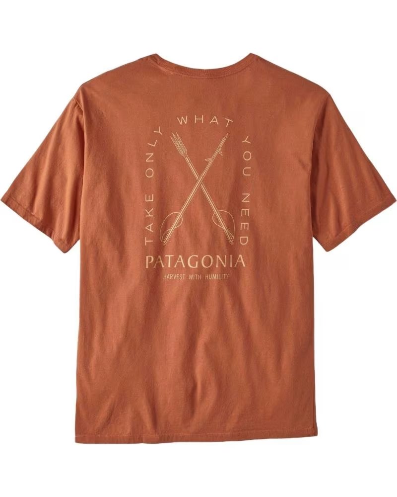 PATAGONIA CAMISETA PATAGONIA MANGA CURTA MASCULINA NARANJA