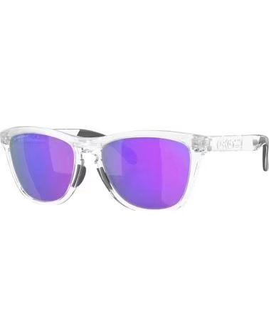 OAKLEY OAKLEY HOLBROOK SUNGLASSES CLEAR WITH PRIZM VIOLET LENSES TRANSPARENTE