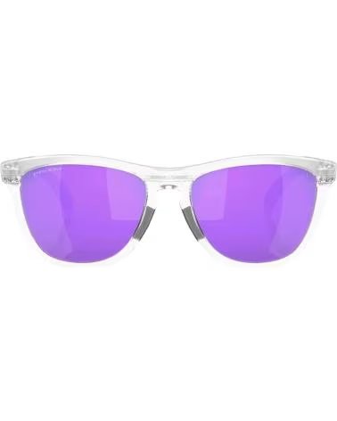 OAKLEY OAKLEY HOLBROOK SUNGLASSES CLEAR WITH PRIZM VIOLET LENSES TRANSPARENTE