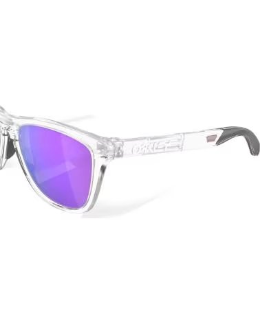 OAKLEY OAKLEY HOLBROOK SUNGLASSES CLEAR WITH PRIZM VIOLET LENSES TRANSPARENTE
