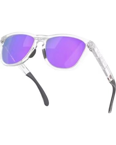 OAKLEY OAKLEY HOLBROOK SUNGLASSES CLEAR WITH PRIZM VIOLET LENSES TRANSPARENTE