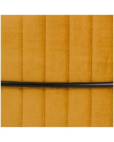 FOIMPEX CONJUNTO DE 2 PUFES REDONDOS FOIMPEX OUTDOOR AMARELO COM ARRUMAÇÃO AMARILLO