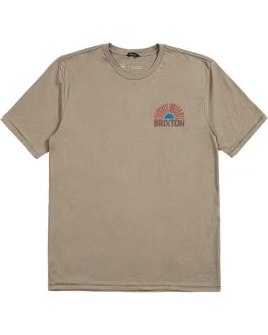 BRIXTON BRIXTON MEN´S SHORT SLEEVE T-SHIRT MARRON