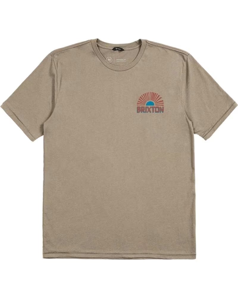 BRIXTON BRIXTON MEN´S SHORT SLEEVE T-SHIRT MARRON