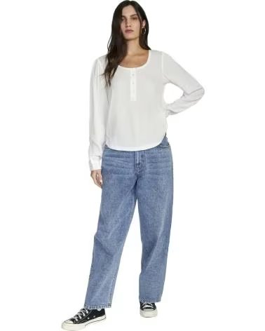 RVCA CAMISETA DE MANGA LARGA F3SHRCRVF2-2720 EN PARA MUJER BLANCO