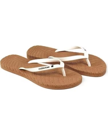 CUBANAS CHANCLAS IPANEMA CON TIRA BLANCA PARA MUJER BLANCO