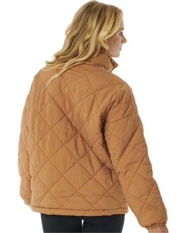 RIP CURL GIACCA TRAPUNTATA IN PILE RIP CURL DA DONNA MARRON