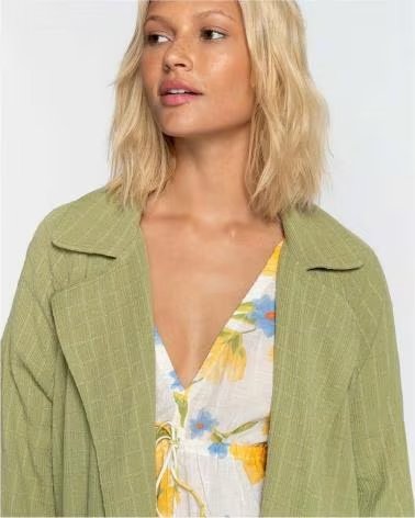 BILLABONG GIACCA LUNGA VERDE DA DONNA BILLABONG VERDE