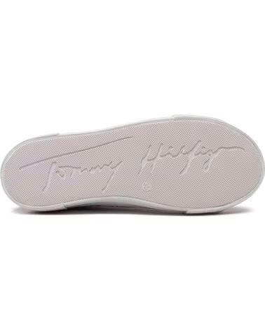 TOMMY HILFIGER TÊNIS COM ESTAMPADO MONOGRAMA BLANCO