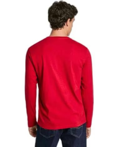 PEPE JEANS CAMISETA DE MANGA LARGA EN PARA UNISEX ROJO