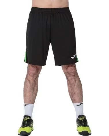 JOMA PANTALÓN CORTO JOMA BERMUDA OPEN III NEGRO/VERDE NEGRO