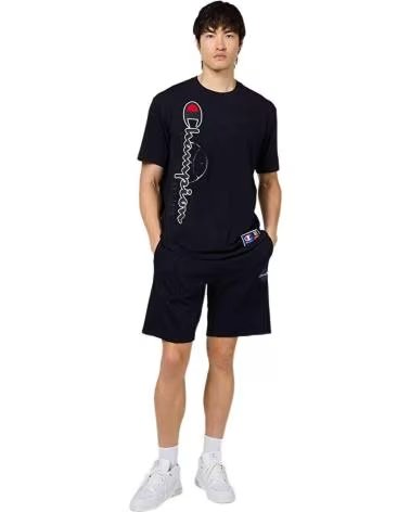 CHAMPION PANTALONCINO CHAMPION NERO DA UOMO NEGRO