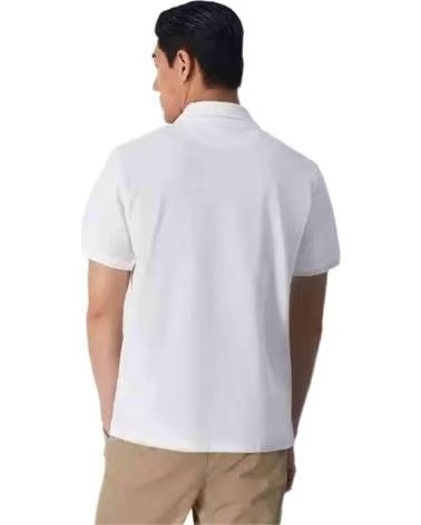 CHAMPION CAMISA POLO CHAMPION DE MANGA CURTA MASCULINA BLANCO