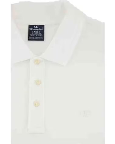 CHAMPION CAMISA POLO CHAMPION DE MANGA CURTA MASCULINA BLANCO
