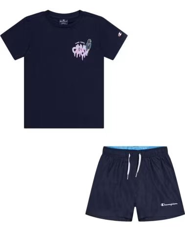CHAMPION COMPLETO SPORTIVO CHAMPION DA UOMO IN DUE PEZZI NEGRO