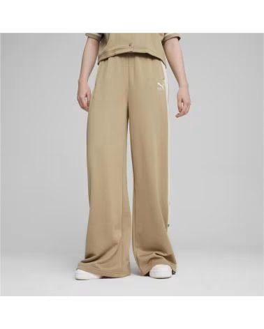 PUMA PANTALONI TUTA PUMA WIDE LEG DA DONNA MARRON